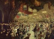 William Notman Skating Carnival, Victoria Rink. This event was staged in honour of Prince Arthur Sweden oil painting artist